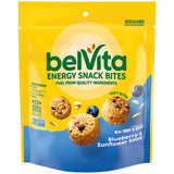 belVita Energy Snack Bites Blueberry Sunflower Seed – Clean Label Snack for Mindful Pantry Stocking