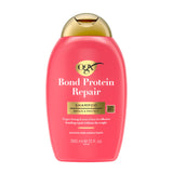 OGX Bond Protein Repair Shampoo – Mindful Shower Ritual for Damaged Hair, Sulfate-Free Daily Cleanse 13 fl oz