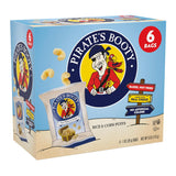 Pirate's Booty Gluten-Free Cheese Puffs – Lunchbox Snack for Classroom Parties and Daycare, No Artificial Colors, 1 oz Bags, 6ct