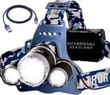 TDC Head Lamp Led Rechargeable - 1080 Lumen Headlamp for Camping, Hiking, and Backcountry Trails