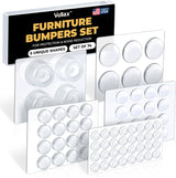 CLEARGRIP Cabinet Door Bumper Set – Childproof Kitchen and Nursery Cabinet Cushion Pads for Toddler-Safe Homes