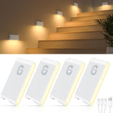 WILLED Rechargeable Stair Lights – Flameless Nighttime Safety Lighting for Hallways and Stairways