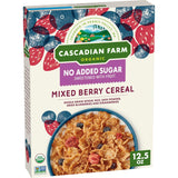 Cascadian Farm Organic Mixed Berry Cereal – Organic After-School Snack Cereal for Family Pantry