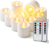Homemory Flameless LED Votive Candles – Fire-Safe Battery Tea Lights for Home and Event Decor