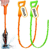 Drain Snake Set - Safe Kitchen Sink and Bathroom Drain Clog Remover for Family Homes, No Harsh Chemicals Needed