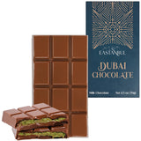 Eastanbul Dubai Chocolate Bar Pistachio – Viral Gourmet Birthday Gift for Her, 2.5oz Premium Candy in Gift Box