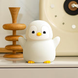 ATSUI Penguin Night Light for Kids – BPA-Free Silicone Nursery Lamp with Auto Shutoff, 2-Level Dimmable Soft Glow