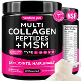 Venture Pal Multi Collagen Powder – Bedtime Beauty Ritual for Women, Unflavored Nightly Skin & Joint Support