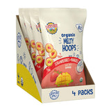 Earth's Best Organic Melty Hoops – Choking-Safe Dissolvable Baby Snack, Free from Artificial Flavors and Preservatives