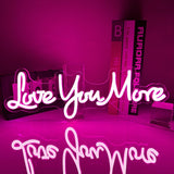 Glovolcy Neon Sign – Modern Bedroom Wall Decor for Teens, LED Accent Light with Dimmer for Ambient Glow