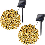 Joomer Solar String Lights – 72ft Outdoor Patio and Garden String Lights with 8 Modes and Ground Stake for Backyard, Pergola, and Camping