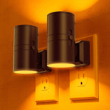 Briignite LED Night Light Plug into Wall – Flameless Automatic Hallway and Stairway Safety Light with Dusk to Dawn Sensor
