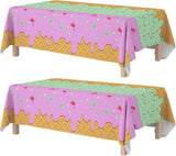 OHOME Halloween Decorations - Halloween Party Hostess Gift Set of 2 Disposable Tablecloths for Friend Hosting a Halloween Bash