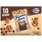 Famous Amos Chocolate Chip Cookies Bite-Size Snack Packs Thoughtful Stocking Stuffer and Care Package Gift