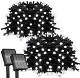Lumivox Solar String Lights – 32.8ft Outdoor Patio Lights with 8 Modes, Waterproof LED for Backyard and Camping