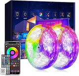 Brightown LED Strip Lights 200ft – Modern Bedroom Decor Accent, App and Remote Controlled Ambient Lighting