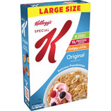 Kellogg's Special K Low-Fat Cereal – Clean-Label Morning Fuel for Nutrition Goals, Fortified Original Flavor in a 12oz Box