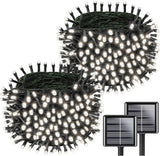 Lumify Solar String Lights – 180FT Warm & Multicolor Bedroom & Living Room Decor, 8 Modes