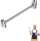 Door Hinge Gap Adjusting Wrench Tool, 14-19mm Flag Hinge Bender for One-Person Job Site Efficiency, Heavy-Duty Lever Arm for Facility Maintenance Crews
