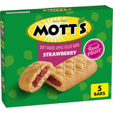 Mott's Soft Baked Bars – Kid-Friendly Soft Baked Snack for School Lunch Box and After-School Treats, 5 Pack