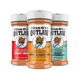Dan-O's Outlaw Seasoning 6 Bottle Set – Chef-Inspired Premium Blends with Real Butter, Tamarind, and Habanero