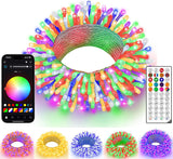 Ollny Smart RGB String Lights – Cozy Living Room Accent Lighting, 16M Colors App-Controlled Ambiance