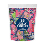 Jolly Flat Lollipops – Safe, Mess-Free Bulk Candy for Playrooms, Daycare Rewards, and Birthday Goody Bags, 36 Pack