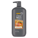 Dove Men+Care Mango + Cedarwood Body and Face Wash – Premium 2-in-1 Cleanser for an Elevated Master Bathroom, 30 oz