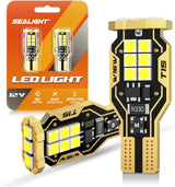 SEALIGHT 194 LED Bulb 6000K White 10-Pack – Cool-Running Interior Light Replacement for Safer Cabin Upgrades Around Kids and Pets
