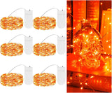 TingMiao Fairy Lights Battery Operated – Cozy Bedroom Ambient Lighting, Warm White 7.2 ft Copper Wire String