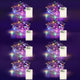 Multicolor - 8 Pack