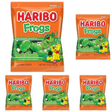 Haribo Gummi Candy Frogs – Lunchbox Snack for Kids' School Lunches, 5 oz Resealable Bag
