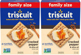 Triscuit Cracked Pepper & Olive Oil Crackers – Mild Pepper Flavor Kids Love in Lunch Boxes