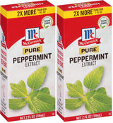 McCormick Pure Peppermint Extract, 2 fl oz – Christmas Hostess Gift and Stocking Stuffer for the Home Baker