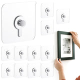 AOKWIT Adhesive Picture Hooks – Thoughtful Housewarming Gift, Transparent Heavy Duty Hooks for New Homeowners