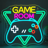 Gamerneon Playing Cards Neon Sign – Birthday Gift for Poker Lovers and Card Game Hobbyists, USB LED Wall Light