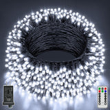 Auseinly Christmas String Lights 66ft 200 LED – Thoughtful Holiday Gift for Mom with Timer and Remote, Warm White Bedroom Fairy Lights