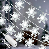 Lakumu Snowflake String Lights 20FT Battery Operated Thoughtful Birthday Gift for Her and Cozy Home Enthusiasts