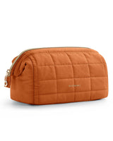 BAGSMART Puffy Makeup Bag – Camping and Road Trip Toiletry Organizer for Women Travelers