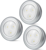 BIGMONAT LED Puck Light – Warm 3000K Glow Accent for Bedroom and Living Room Decor, Touch-Activated Wireless Lighting Upgrade