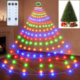 Lumary Christmas Tree Lights Warm White 400 LED Cascade – Cozy Living Room Decor for 6ft–9ft Holiday Trees