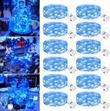 LuceAura Fairy Lights Battery Operated – Bedroom String Lights for Cozy Aesthetic Decor, 7ft 20 LED Ambient Lighting for Living Room and Shelves