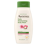 Aveeno Daily Moisturizing Body Wash with Prebiotic Oat & Shea Butter – Hypoallergenic, Paraben-Free Cleanser for Sensitive Skin