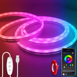 Lumichrome Neon LED Strip Light – Child Safe Nursery Night Light, Low Voltage USB Rope for Kids Room
