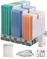 BAGSMART Productivity Vacuum Bags – 15-Second Compression System for Faster Business Trip Packing