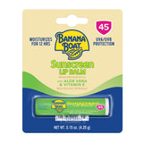 Banana Boat Moisturizing Lip Sunscreen SPF 45 – All-Day Outdoor Protection, Water Resistant 80 Min