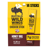 Slim Jim Buffalo Wild Wings Honey BBQ Chicken Sticks – School Lunchbox Protein Add-In for Kids and Teens, 14 Count