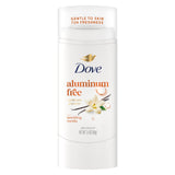 Dove Sparkling Vanilla Deodorant – Aluminum-Free Clear Stick for Cluttered-Free Bathroom Counters