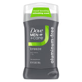 DOVE MEN + CARE Aluminum-Free Deodorant Stick – Travel-Size Odor Defense for Camping and Weekend Trips, 3 oz