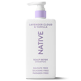 Native Scalp Detox Shampoo Lavender Cloud & Vanilla 16.5 fl oz – Evening Wind-Down Self-Care Ritual for Home Bathroom